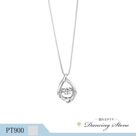 N12 PT dancing stone シンプルネックレス