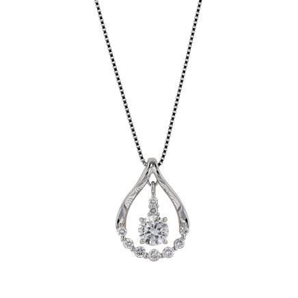 N44 PT ダイヤモンド0.5ct ネックレス #87007