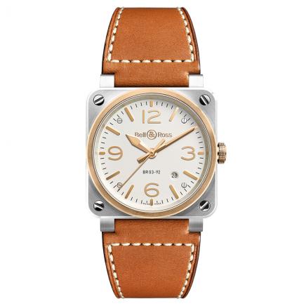 BR03-92 STEEL AND ROSE GOLD　BR0392-ST-PG/SCA